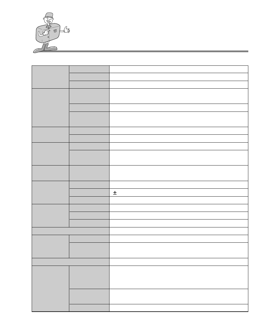 Specifications | Samsung Digimax 240 User Manual | Page 94 / 132