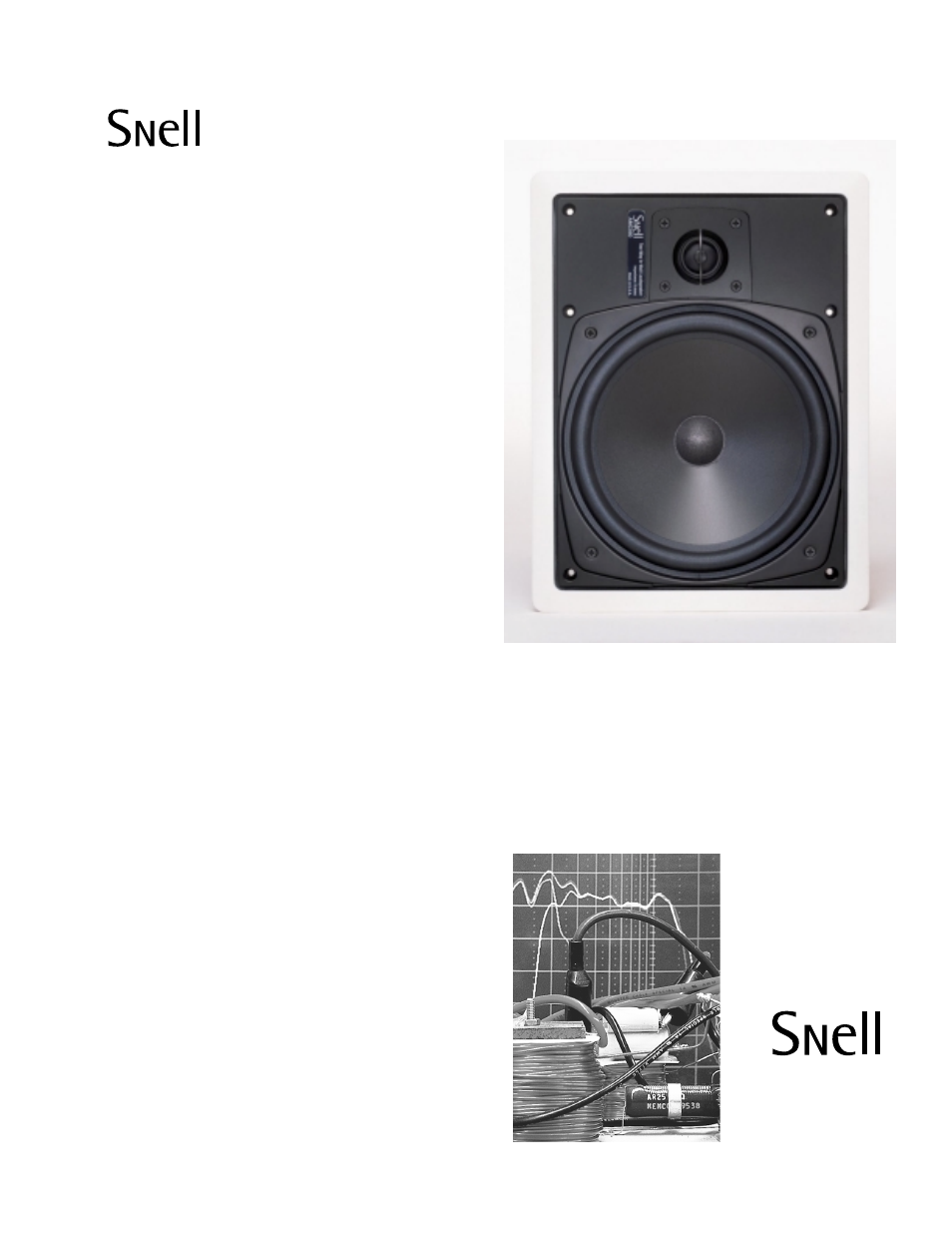 Snell Acoustics AMC 560 User Manual | 1 page