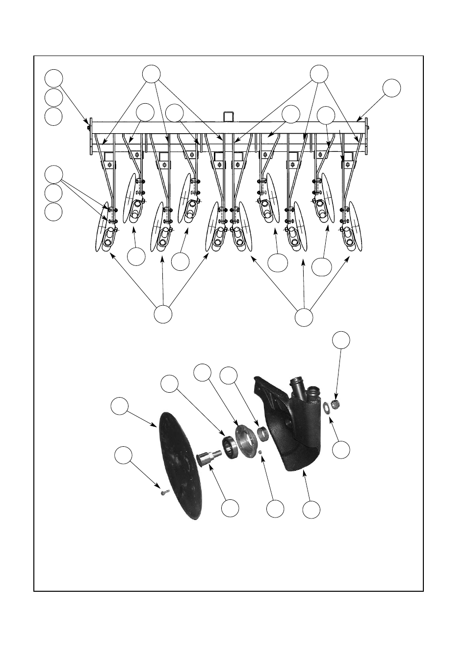 Vineyard seeder, Single disc dragbars | Seymour Duncan VINEYARD SEEDER 67372 User Manual | Page 40 / 59