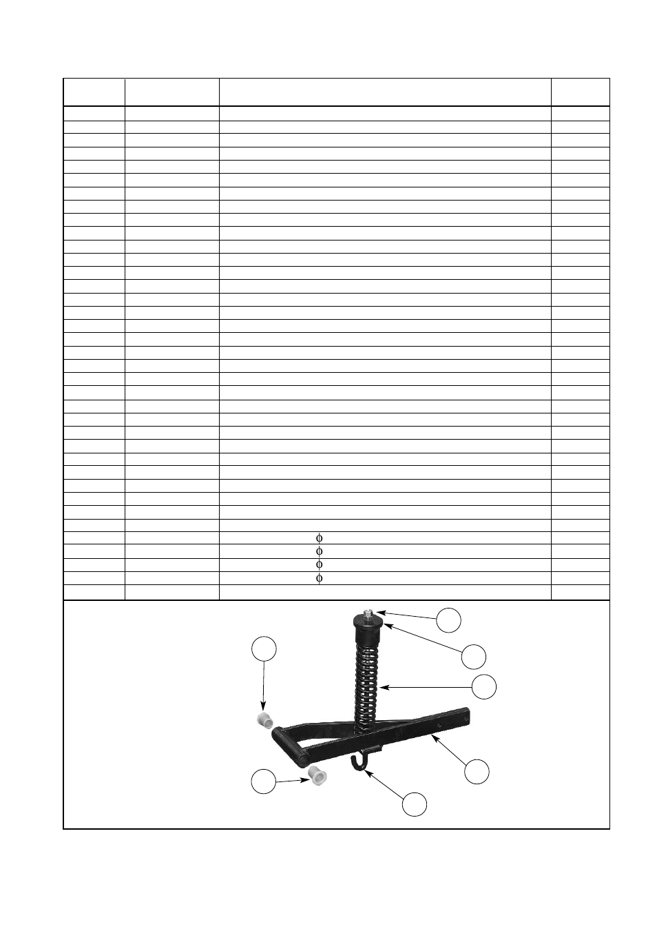 Vineyard seeder, Single disc dragbars, Item part no. description qty | Seymour Duncan VINEYARD SEEDER 67372 User Manual | Page 41 / 59
