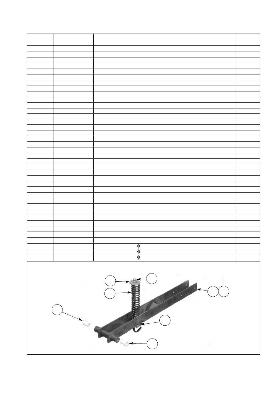 Vineyard seeder, Double disc dragbars, Item part no. description qty | Seymour Duncan VINEYARD SEEDER 67372 User Manual | Page 43 / 59