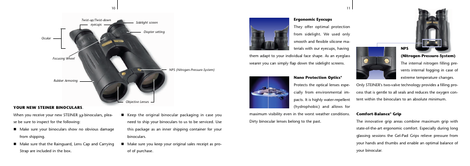 Steiner Optik Steiner Nighthunter XP User Manual | Page 11 / 16