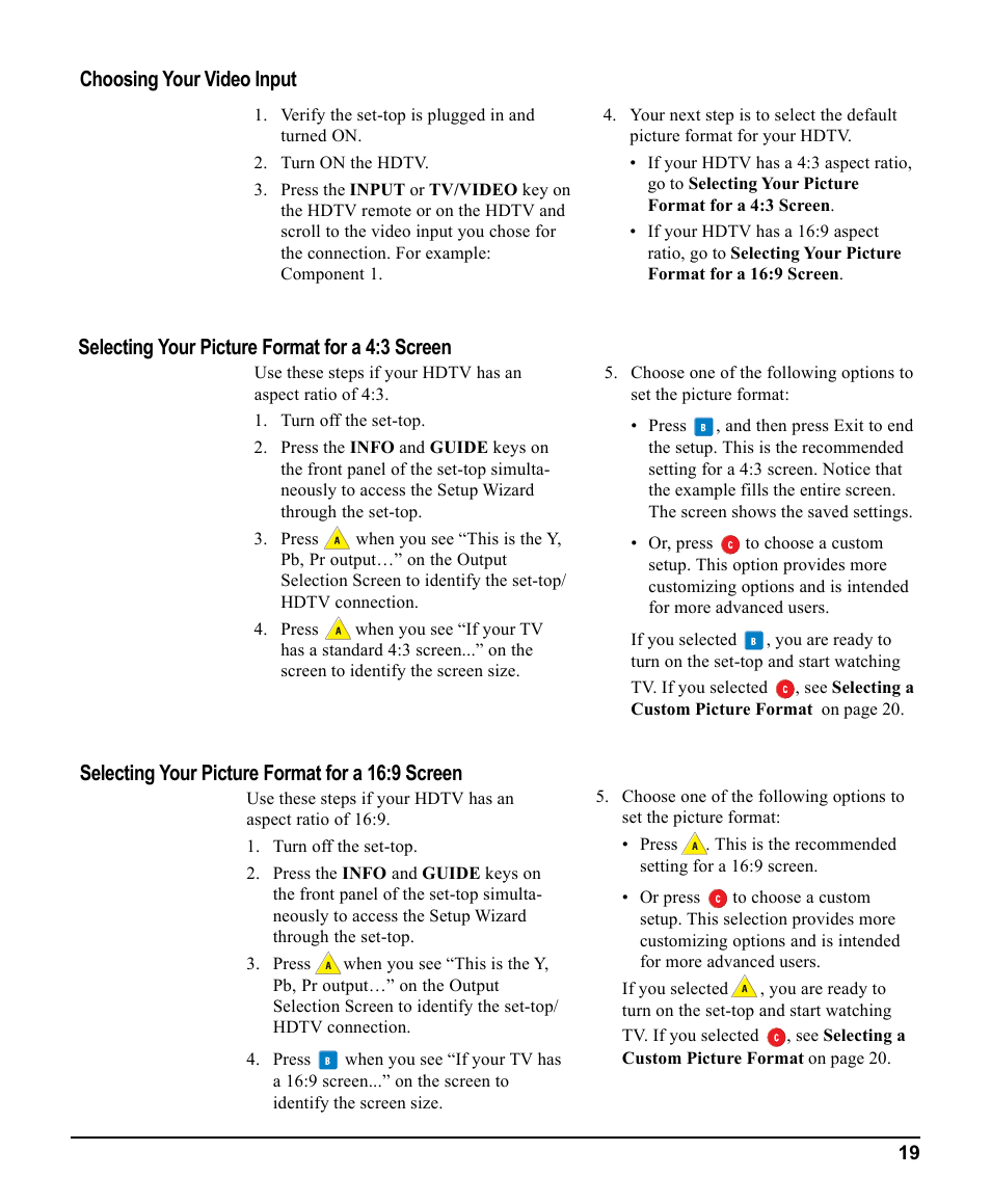 Scientific Atlanta 3270HD User Manual | Page 19 / 52