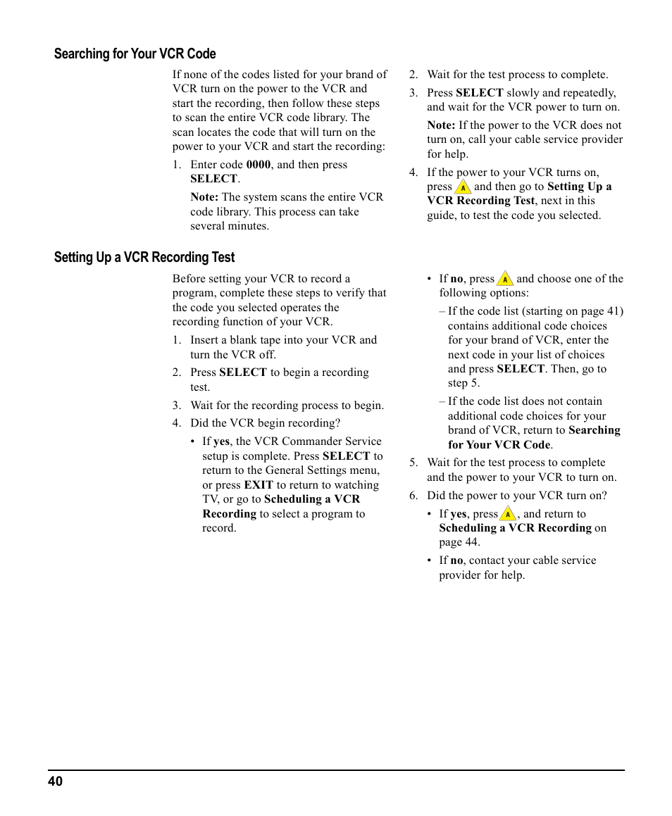 Scientific Atlanta 3270HD User Manual | Page 40 / 52