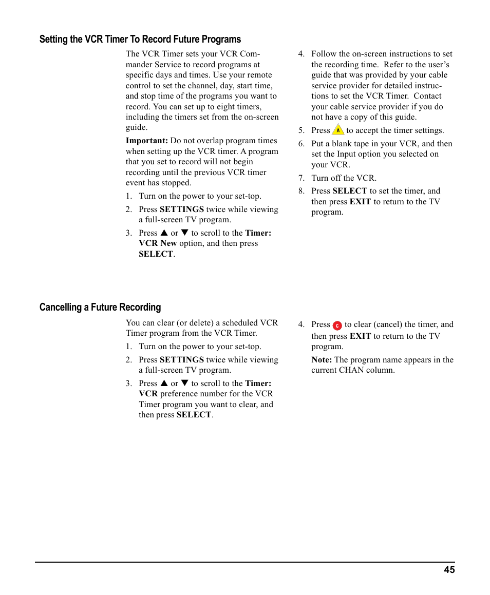 Scientific Atlanta 3270HD User Manual | Page 45 / 52