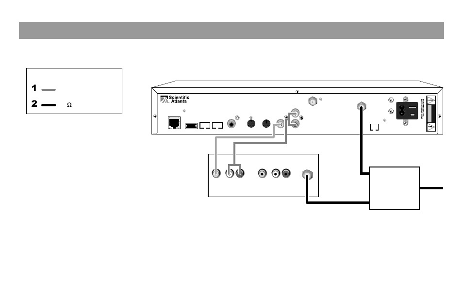 Optional devices, Continued, Required cables | Explorer dhct, Back of tv splitter cable input | Scientific Atlanta Digital Home Communications Terminal User Manual | Page 13 / 32