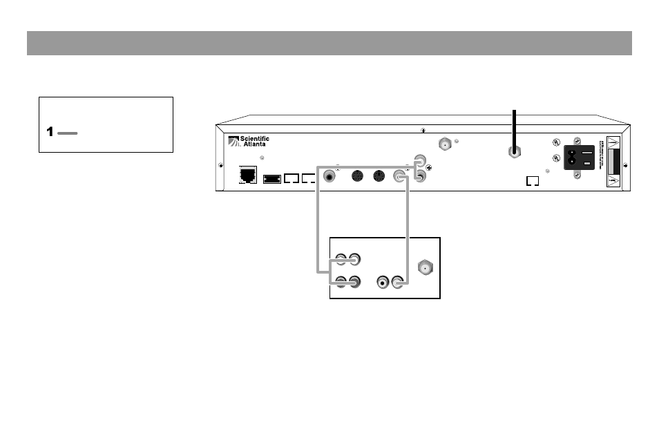 Connection diagrams, Connecting a stereo tv, Continued | Required cables, Cable input explorer dhct, Back of tv, Set of video/ stereo audio cables | Scientific Atlanta Digital Home Communications Terminal User Manual | Page 18 / 32