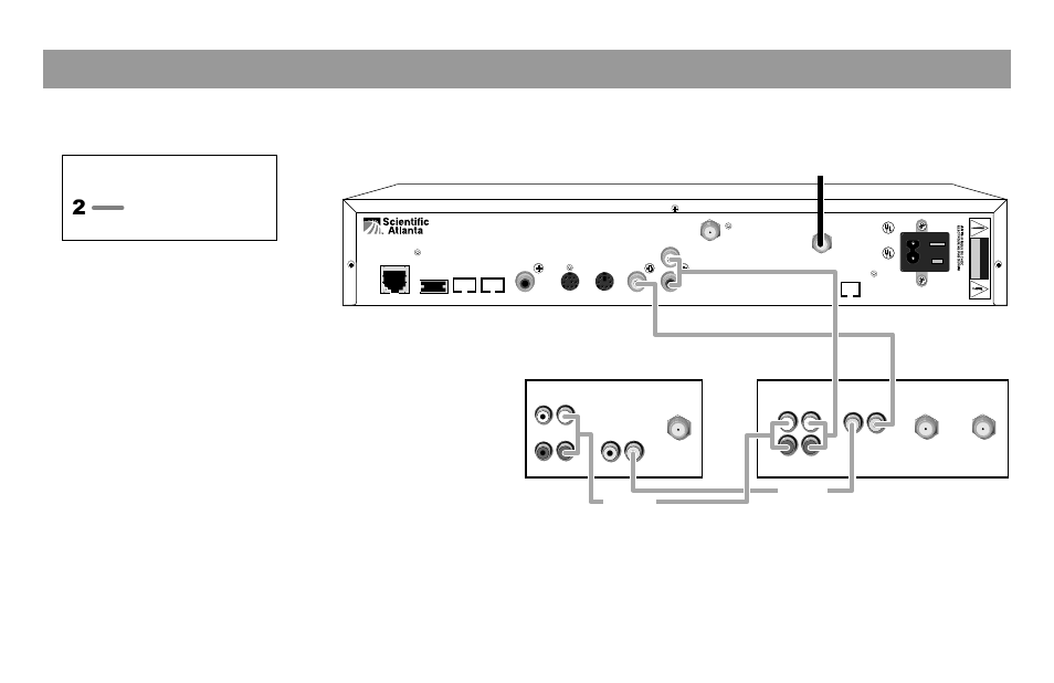 Connection diagrams, Connecting a stereo tv and stereo vcr, Continued | Required cables, Cable input explorer dhct, Back of tv back of vcr, Video to tv audio to tv, Sets of video/ stereo audio cables | Scientific Atlanta Digital Home Communications Terminal User Manual | Page 22 / 32