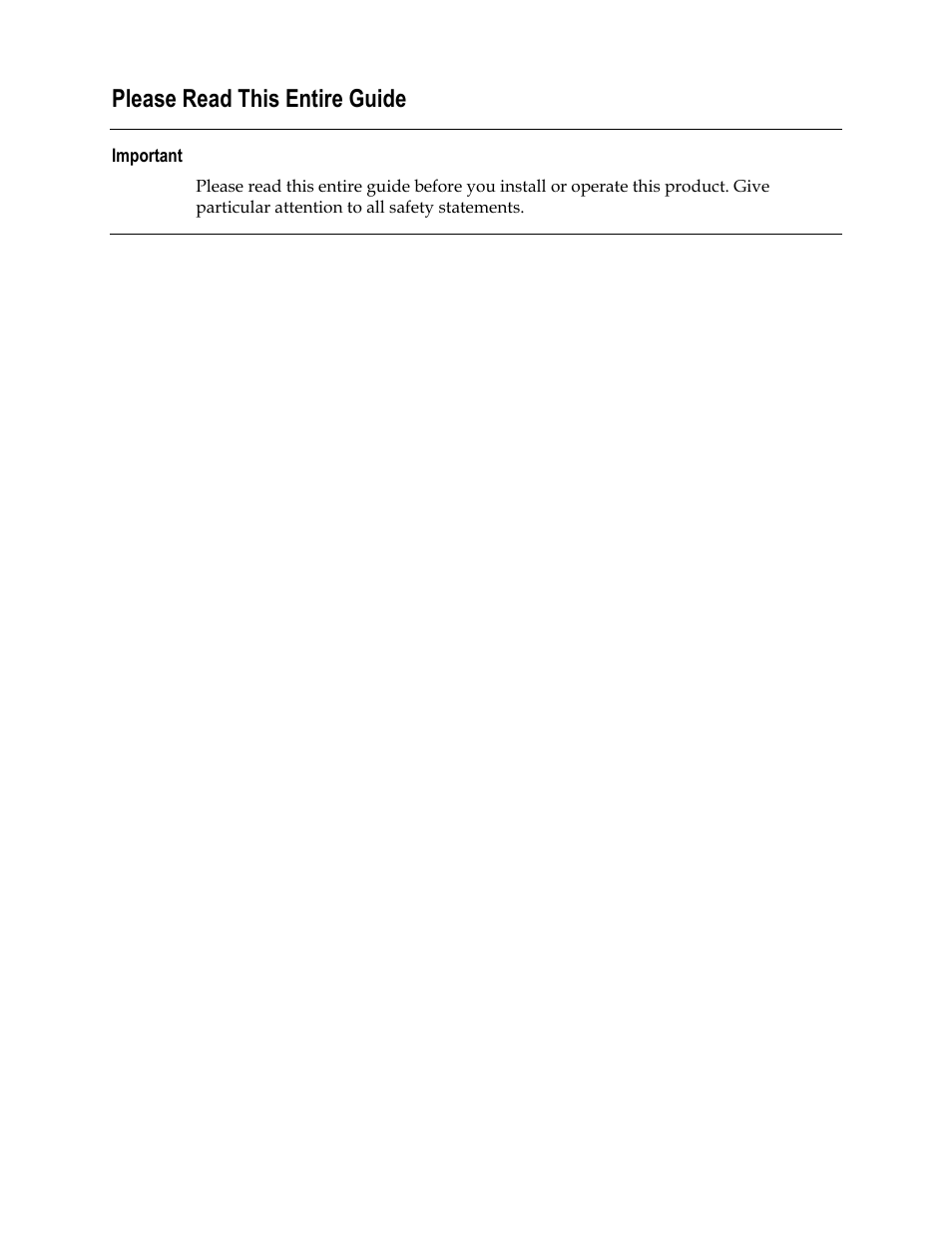 Please read this entire guide | Scientific Atlanta Power Supply Unit User Manual | Page 2 / 40