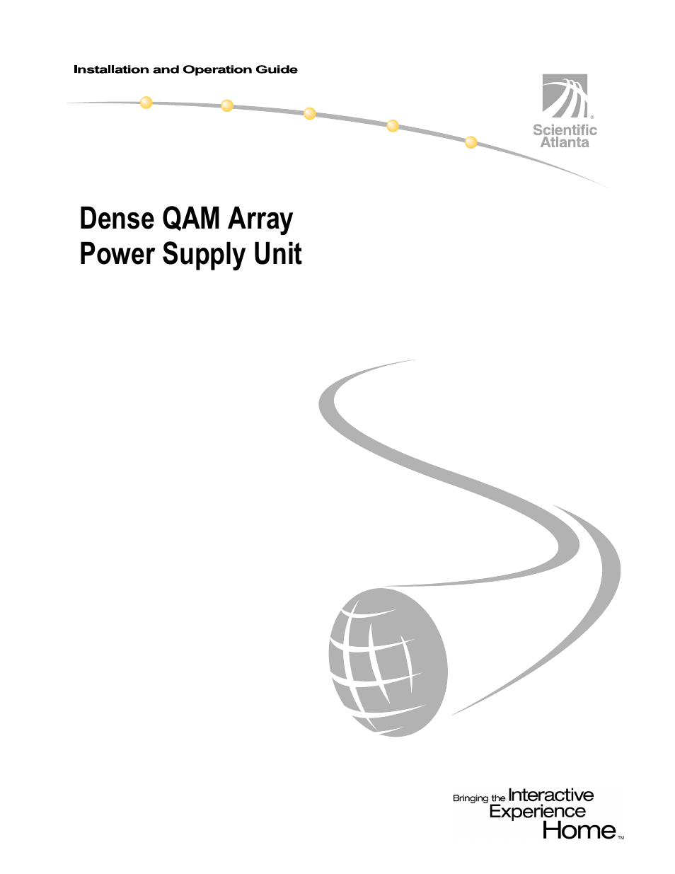 Dense qam array power supply unit | Scientific Atlanta Power Supply Unit User Manual | Page 3 / 40