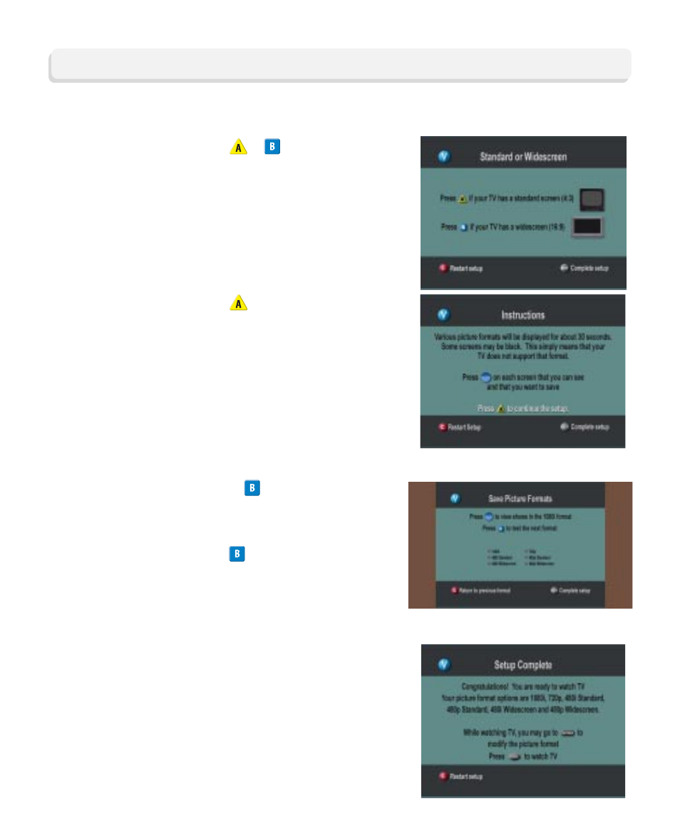 Advanced setup instructions | Scientific Atlanta Explorer HDTV Setup Wizard User Manual | Page 12 / 20