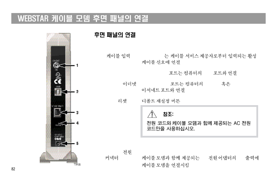 Scientific Atlanta WEBSTAR DPX110 User Manual | Page 82 / 92