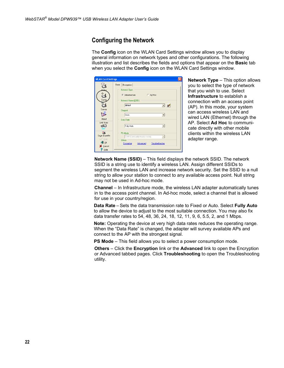 Configuring the network | Scientific Atlanta DPW939 User Manual | Page 23 / 50