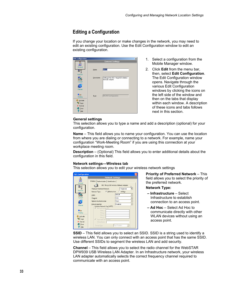 Editing a configuration | Scientific Atlanta DPW939 User Manual | Page 34 / 50