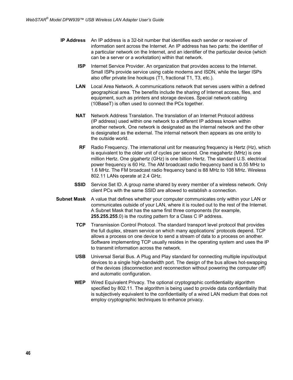 Scientific Atlanta DPW939 User Manual | Page 47 / 50