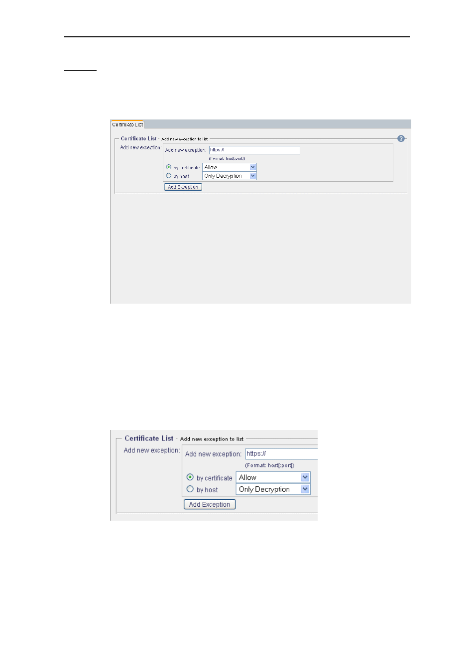 Certificate list, 1 certificate list | Secure Computing SSL Scanner User Manual | Page 174 / 191
