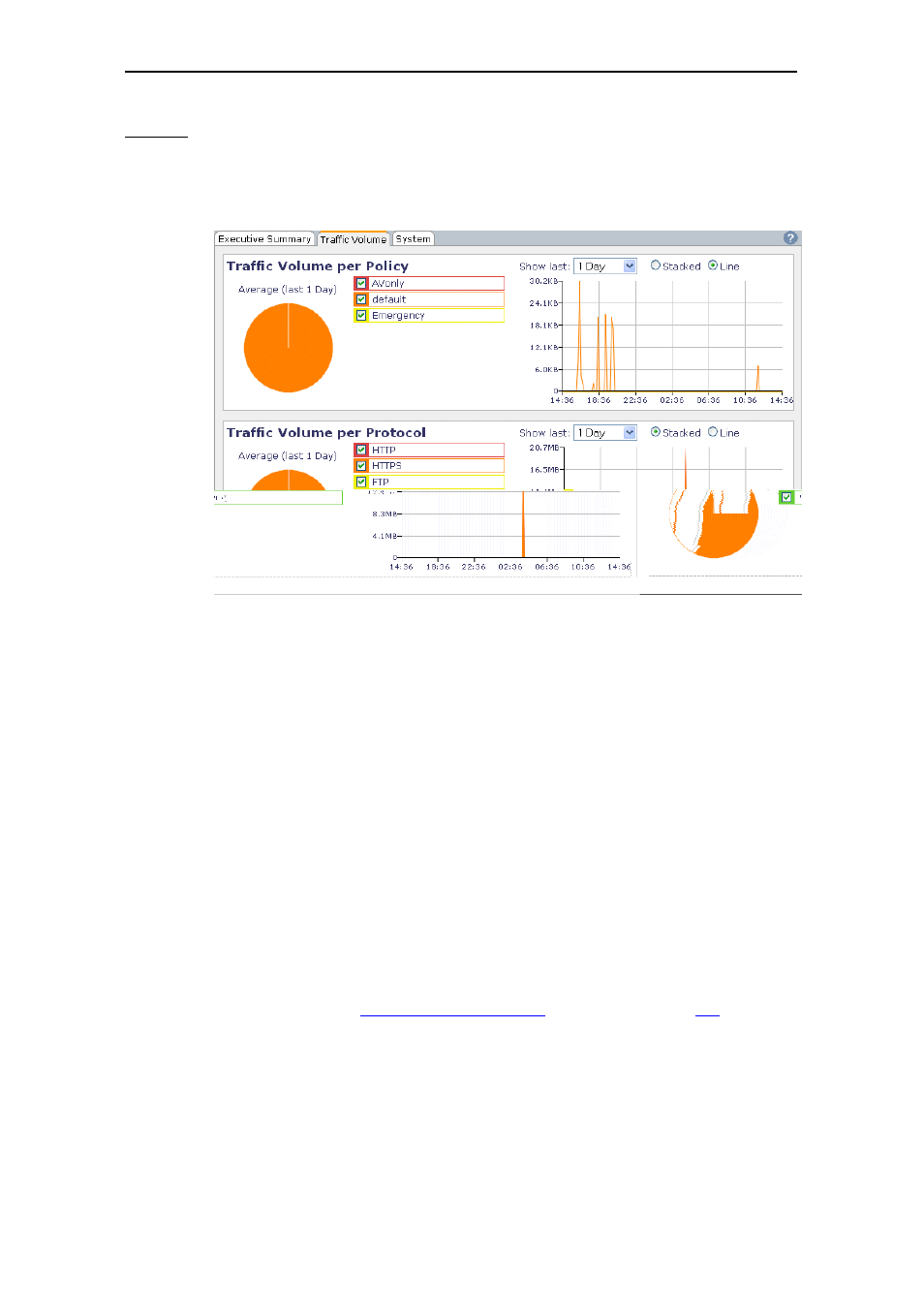 Traffic volume, 2 traffic volume | Secure Computing SSL Scanner User Manual | Page 31 / 191