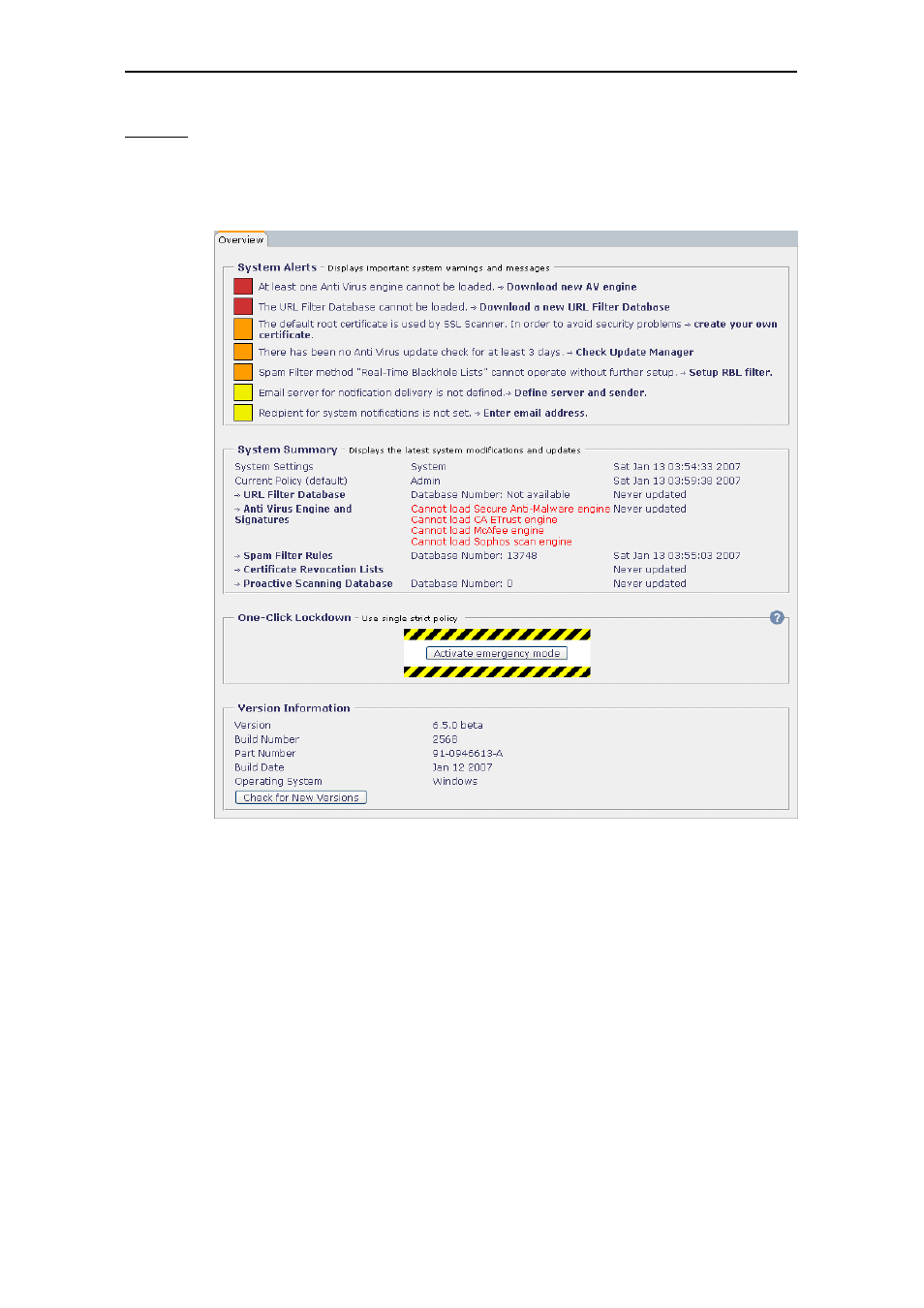 Overview (feature), 1 overview (feature) | Secure Computing SSL Scanner User Manual | Page 39 / 191