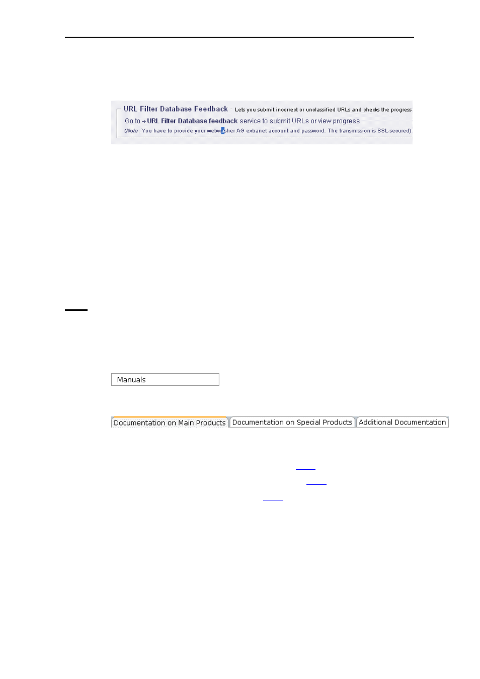 Manuals, 6 manuals | Secure Computing SSL Scanner User Manual | Page 54 / 191