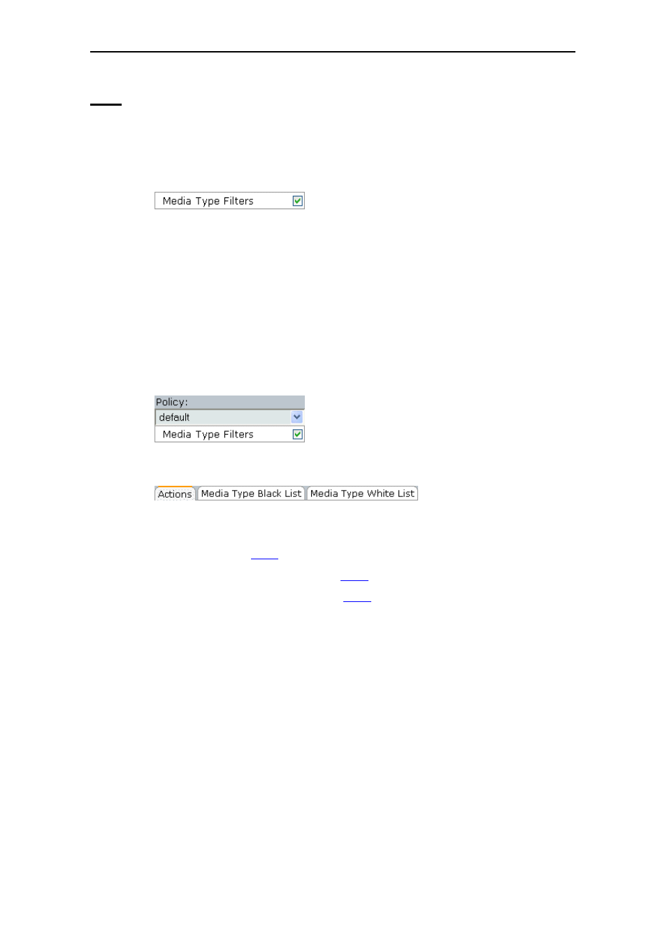 Media type filters, 3 media type filters | Secure Computing SSL Scanner User Manual | Page 78 / 191