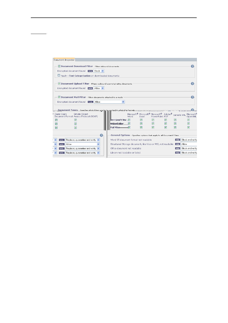 Document inspector, 1 document inspector | Secure Computing SSL Scanner User Manual | Page 90 / 191