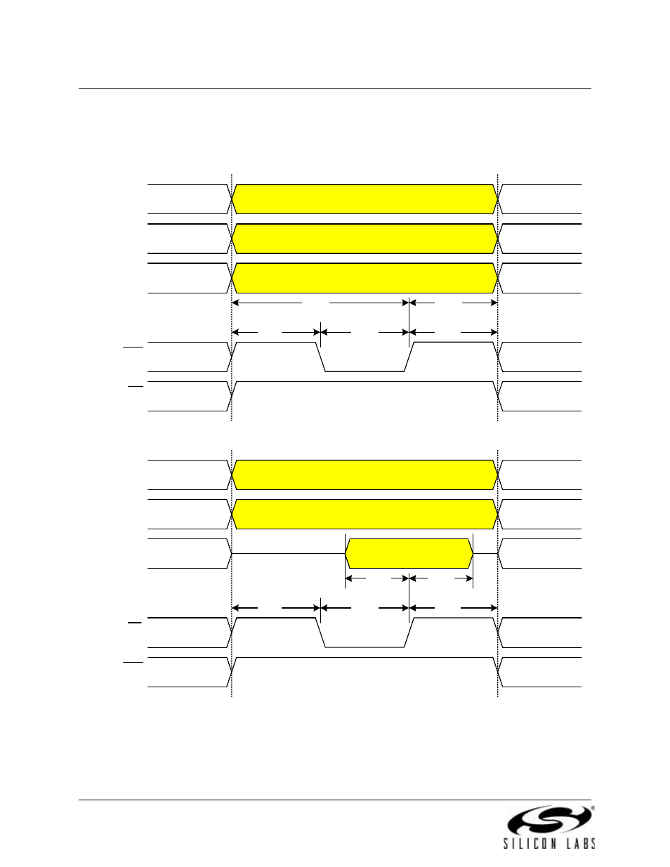 Non-multiplexed mode, Figure 13.5. non-multiplexed 16-bit movx timing, Section “13.7.1. non-multiplexed mode” on | Figure 13.5 th | Silicon Laboratories C8051F347 User Manual | Page 124 / 276