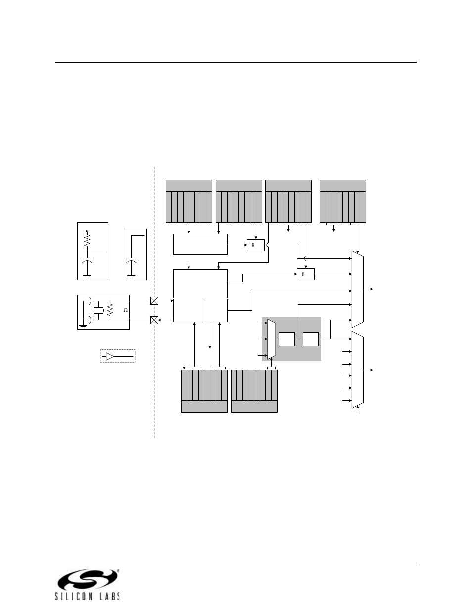 Oscillators, Figure 14.1. oscillator diagram, Fer to | Silicon Laboratories C8051F347 User Manual | Page 131 / 276