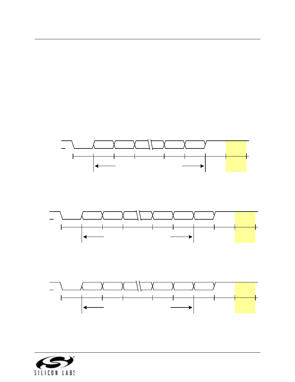 Data format, Figure 19.3. uart1 timing with parity, Figure 19.4. uart1 timing with extra bit | Silicon Laboratories C8051F347 User Manual | Page 215 / 276