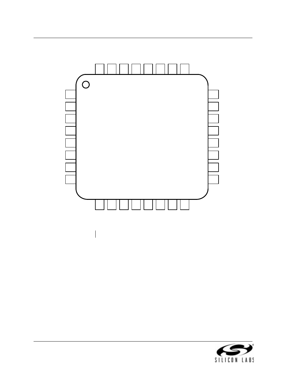 Figure 4.4. lqfp-32 pinout diagram (top view) | Silicon Laboratories C8051F347 User Manual | Page 34 / 276