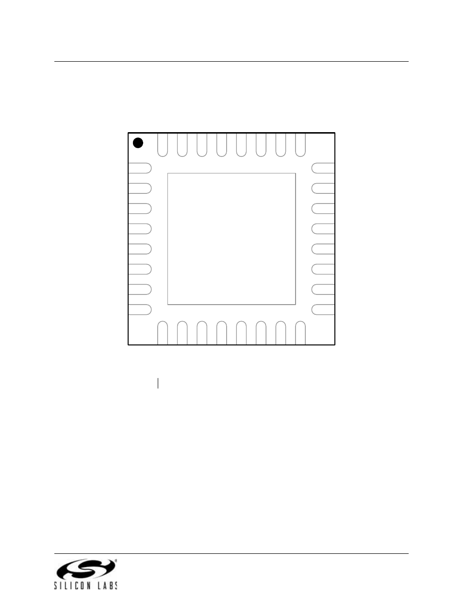 Figure 4.7. qfn-32 pinout diagram (top view) | Silicon Laboratories C8051F347 User Manual | Page 37 / 276