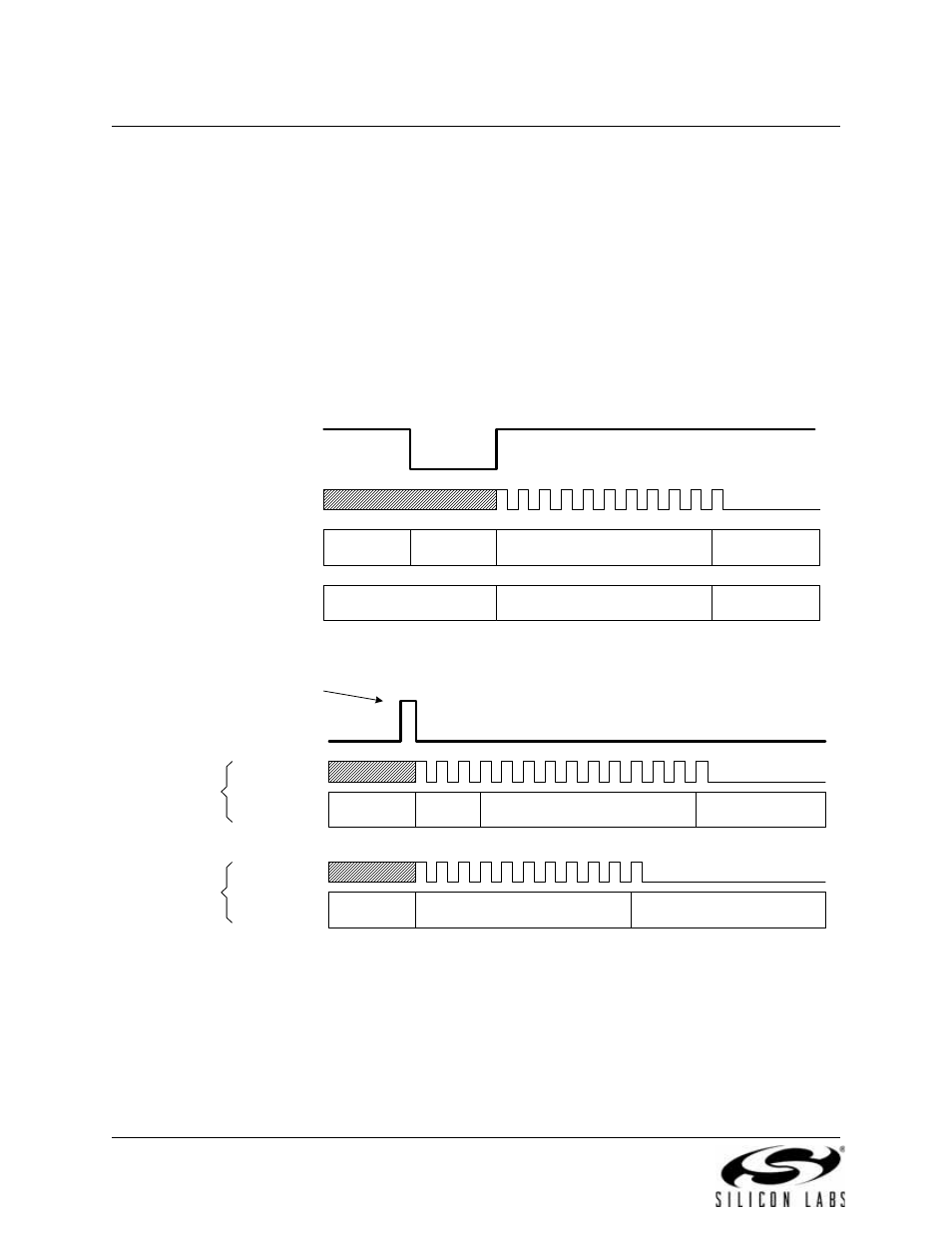 Tracking modes, B. adc0 timing for internal trigger source, A. adc0 timing for external trigger source | Silicon Laboratories C8051F347 User Manual | Page 46 / 276