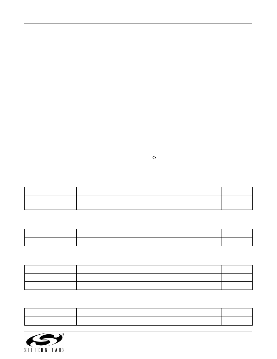 U4e (pre-dial delay time register), U4f (flash hook time register), U50–u51 (loop current debouncing registers) | U52 (transmit level register), An93 | Silicon Laboratories SI2493/57/34/15/04 User Manual | Page 105 / 304