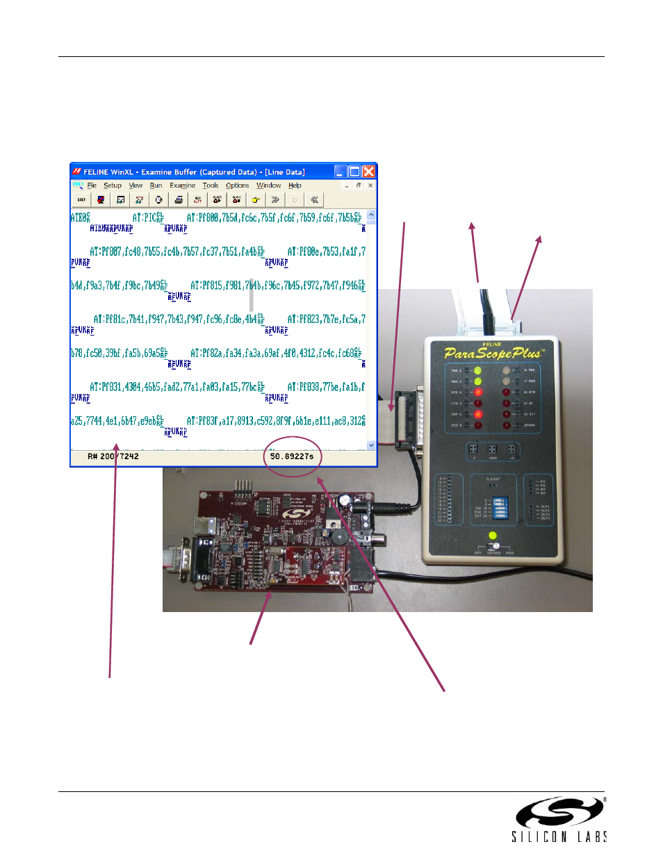 Debugging the dte interface, A n 9 3 | Silicon Laboratories SI2493/57/34/15/04 User Manual | Page 256 / 304