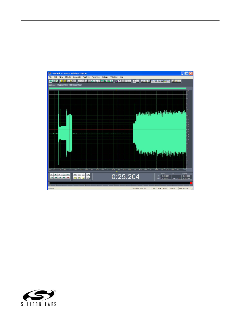 Audio playback and analysis, An93 | Silicon Laboratories SI2493/57/34/15/04 User Manual | Page 279 / 304