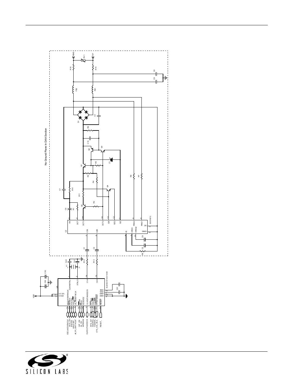 Schematic, An93, Rev. 1.3 47 | Silicon Laboratories SI2493/57/34/15/04 User Manual | Page 47 / 304