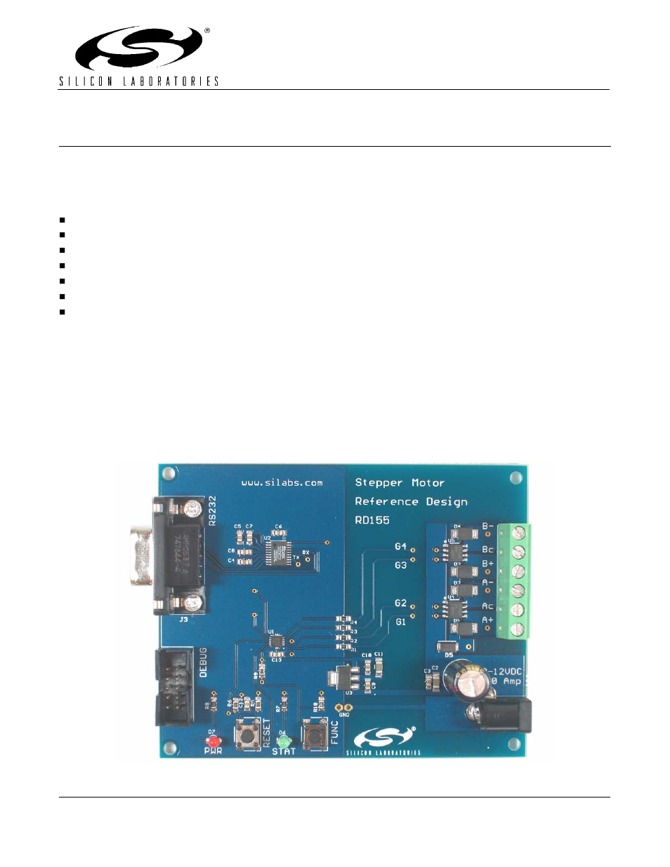 Silicon Laboratories Stepper Machine User Manual | 10 pages