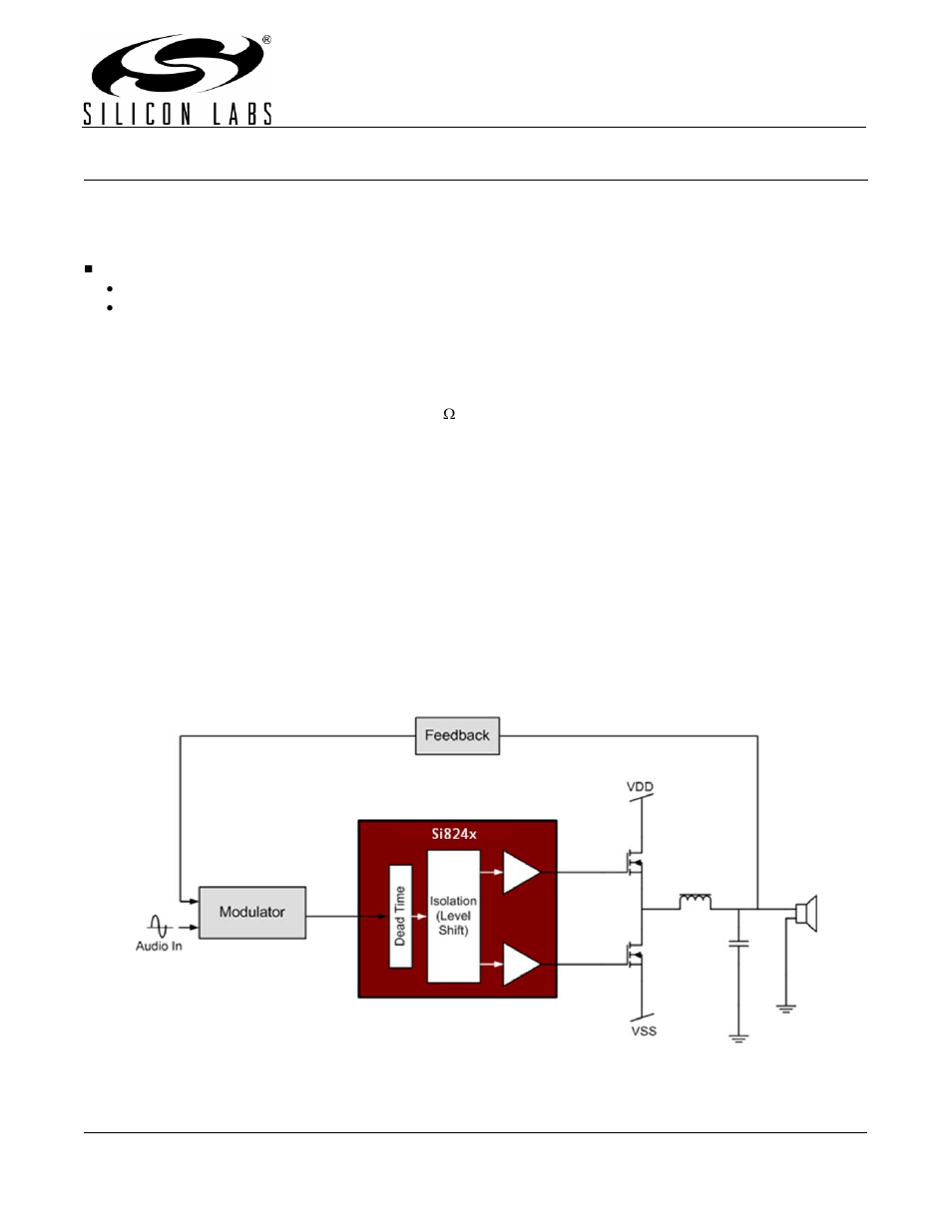 Silicon Laboratories SI824XCLASSD-KIT SI8410 User Manual | 16 pages