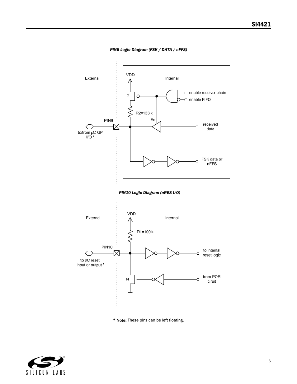 Si4421 | Silicon Laboratories SI4421 User Manual | Page 6 / 45