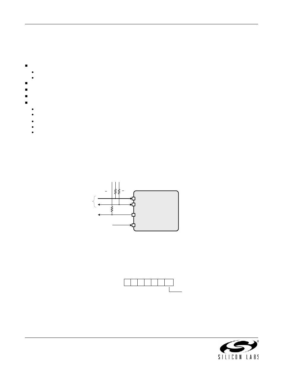 I2c interface, S i 5 3 5 1 a / b / c, C interface | Figure 7. i, C and control signals, C slave address | Silicon Laboratories SI5351A/B/C User Manual | Page 14 / 72