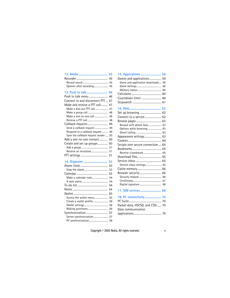 Sonic Alert Nokia phone 6021 User Manual | Page 6 / 99