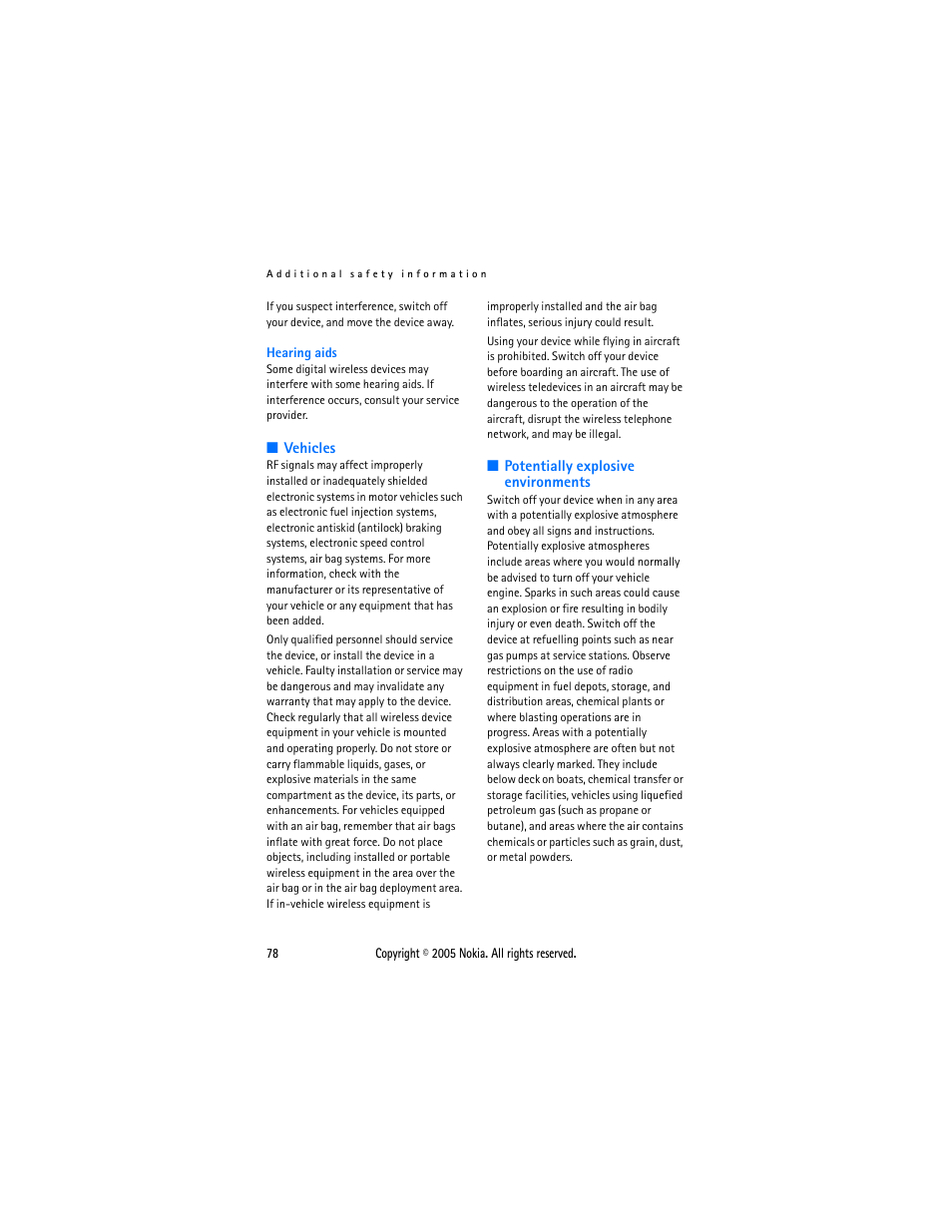 Sonic Alert Nokia phone 6021 User Manual | Page 91 / 99