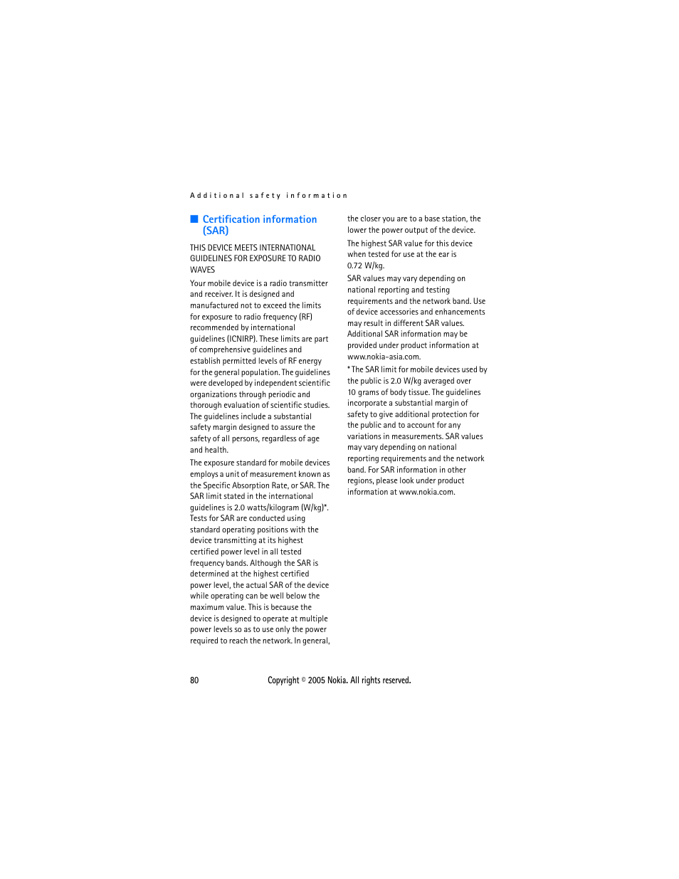 Sonic Alert Nokia phone 6021 User Manual | Page 93 / 99