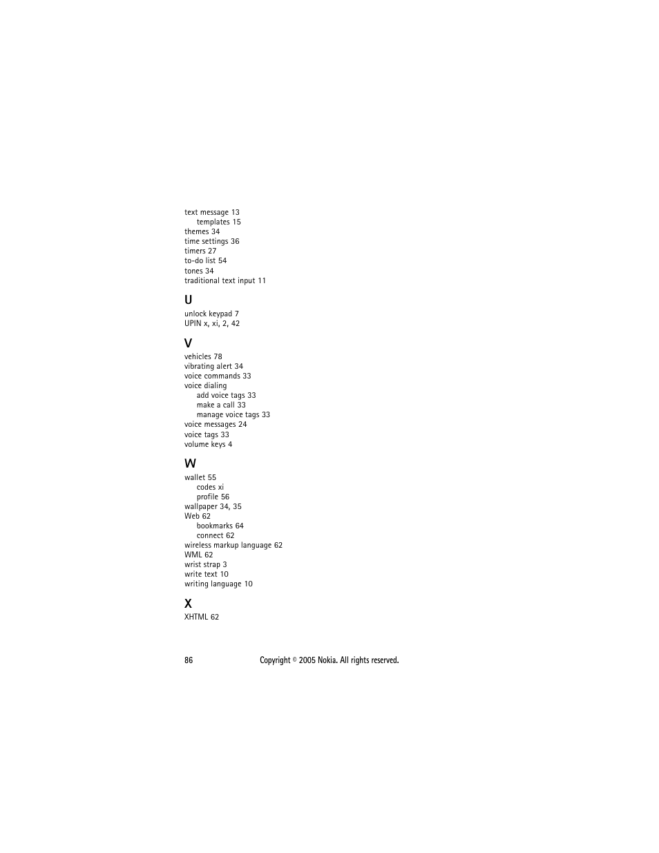 Sonic Alert Nokia phone 6021 User Manual | Page 99 / 99