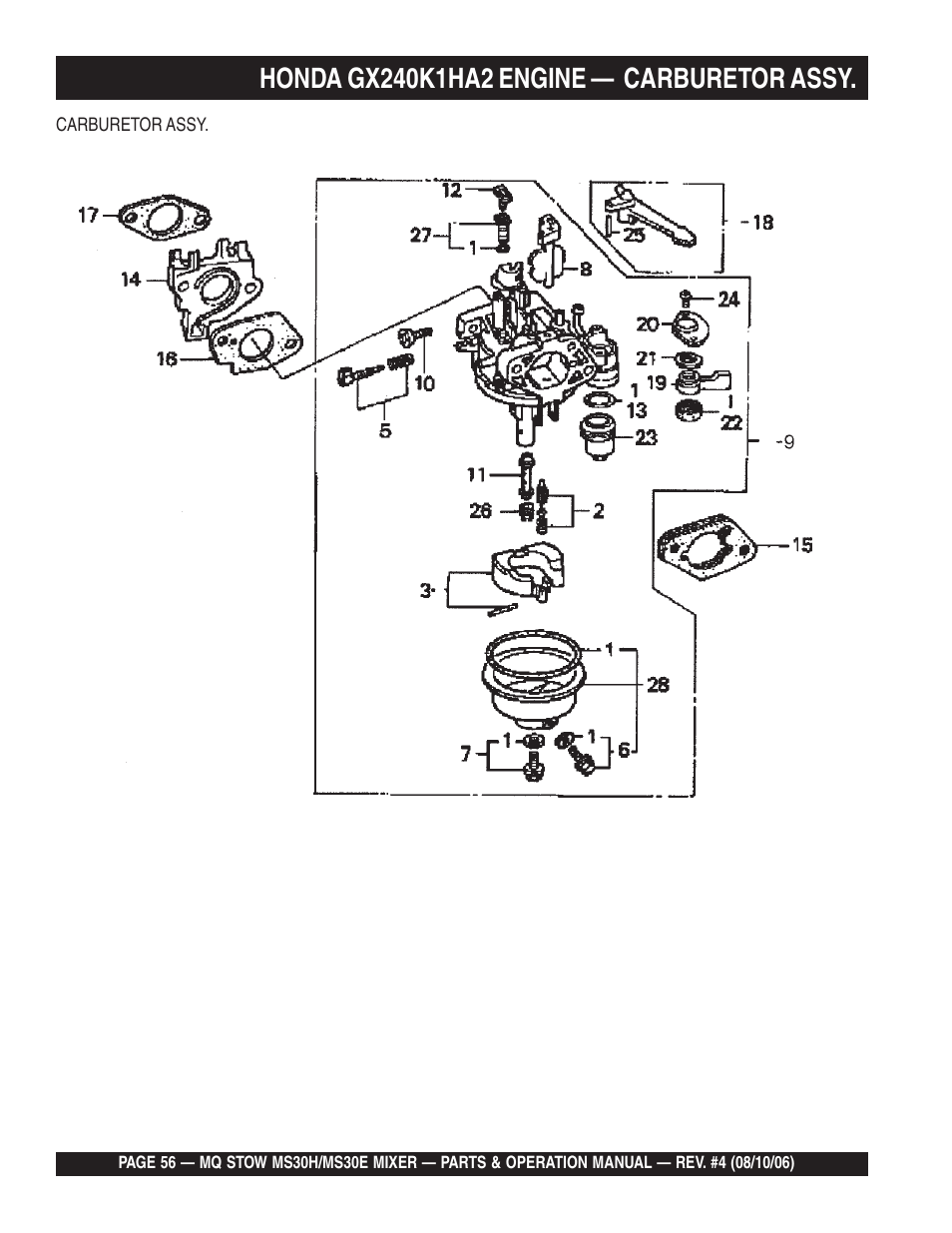 Multiquip MS30H User Manual | Page 56 / 88