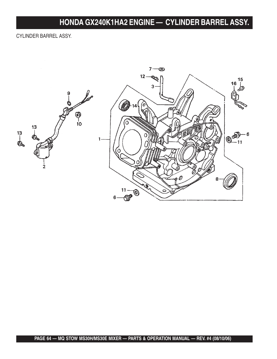 Multiquip MS30H User Manual | Page 64 / 88