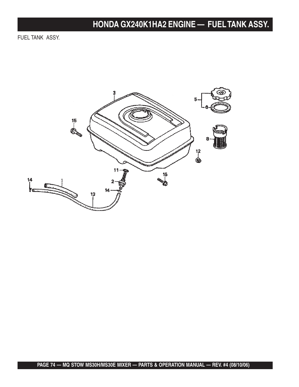 Multiquip MS30H User Manual | Page 74 / 88