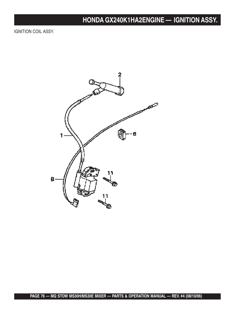 Multiquip MS30H User Manual | Page 76 / 88