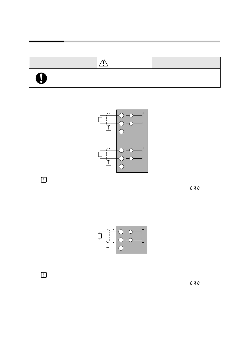 9 connecting auxiliary outputs (outputs 2, 3), Warning, 0d, 5g, 6d auxiliary outputs | 2g, 3d, 5k auxiliary outputs, Handling precautions | Sonic Alert Digital Program Controller DCP301 User Manual | Page 43 / 187
