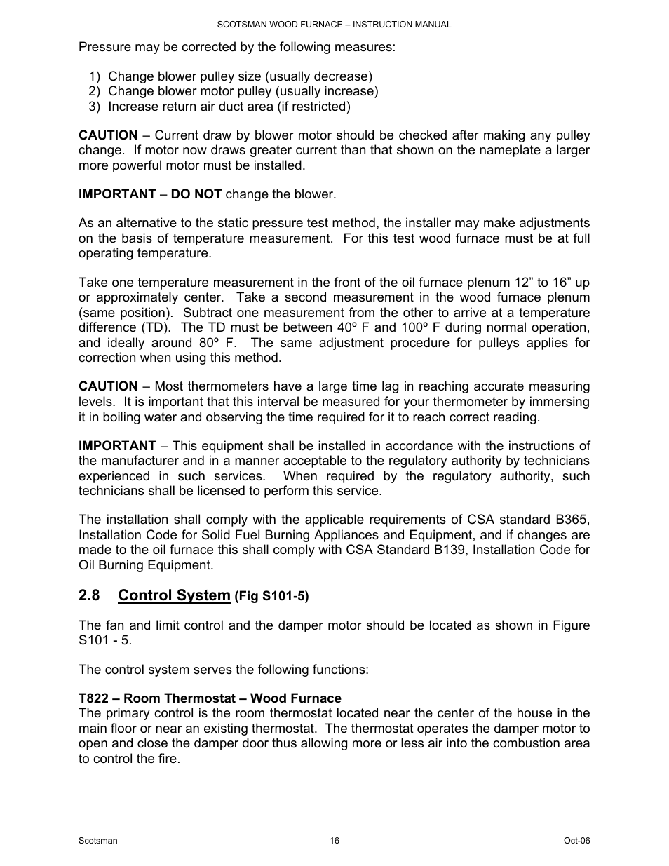 8 control system | Scotsman Ice DB-101 User Manual | Page 17 / 34