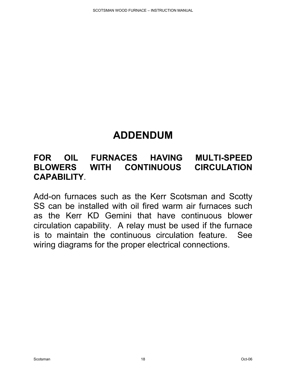 Addendum | Scotsman Ice DB-101 User Manual | Page 19 / 34